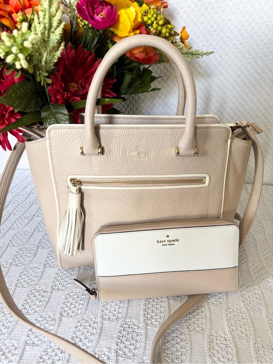 kate spade Handbags - 2pc Kate Spade Allyn leather satchel & wallet